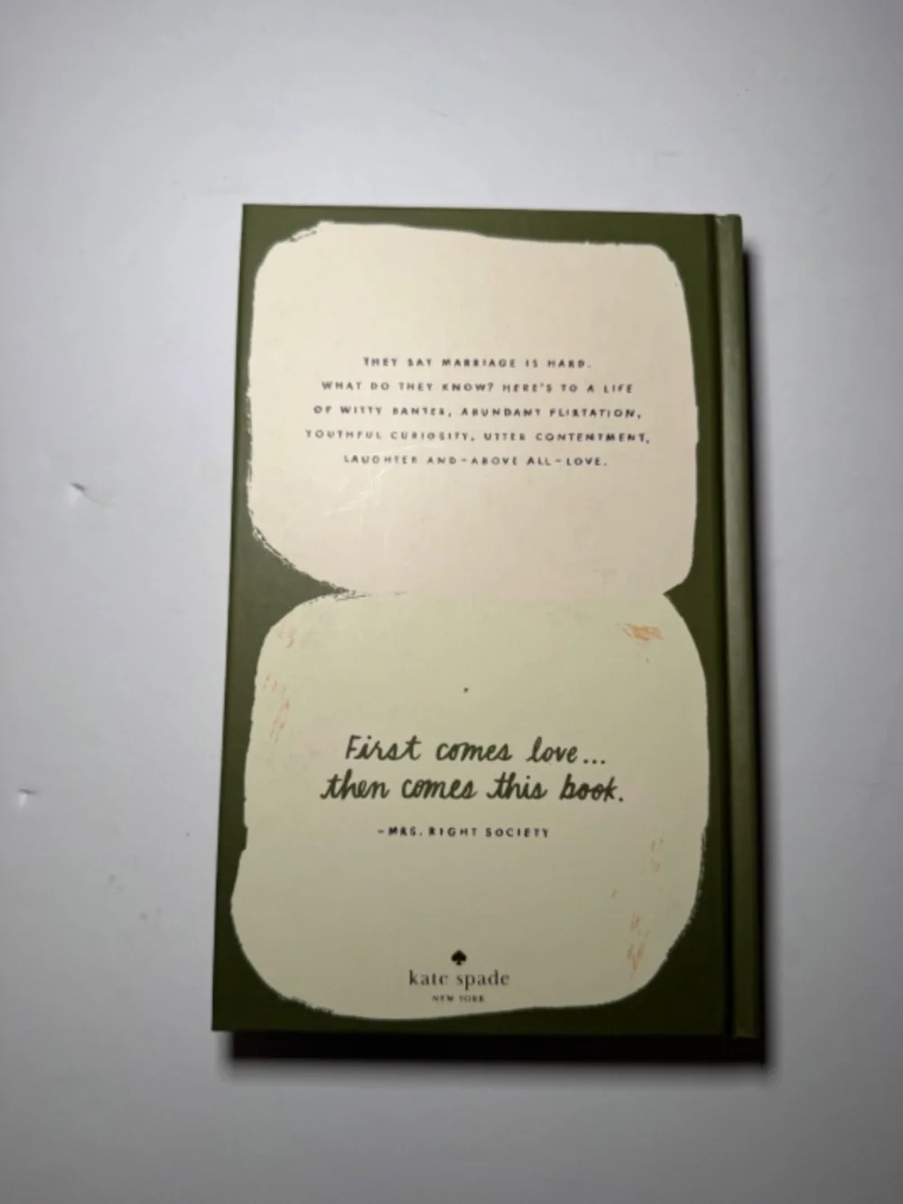 It Takes Two Marriage Journal Dr. Lewis Remele Kate Spade Hardcover